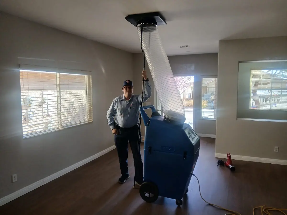Professional Dryer Vent Cleaning work inside a Chowchilla home